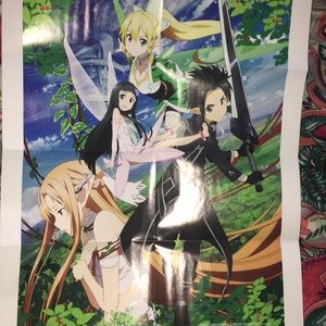 Sword Art Online poster (never been used)